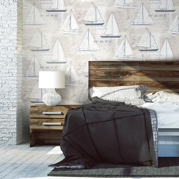 Galerie Wallpaper Product code: 21000R - Skagen Wallpaper Collection - Blue Beige Colours -  