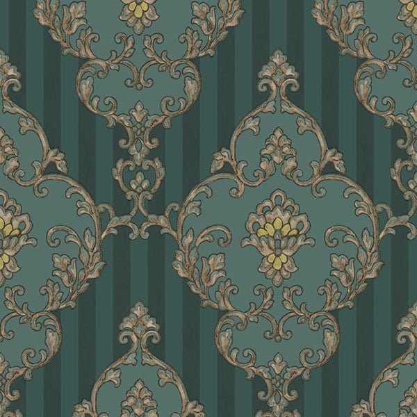 Galerie Wallpaper Product code: 4605 - Italian Glamour Wallpaper Collection - Green Colours -  