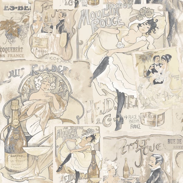 Galerie Wallpaper Product code: G56114 - Nostalgie Wallpaper Collection - Beige Colours -  