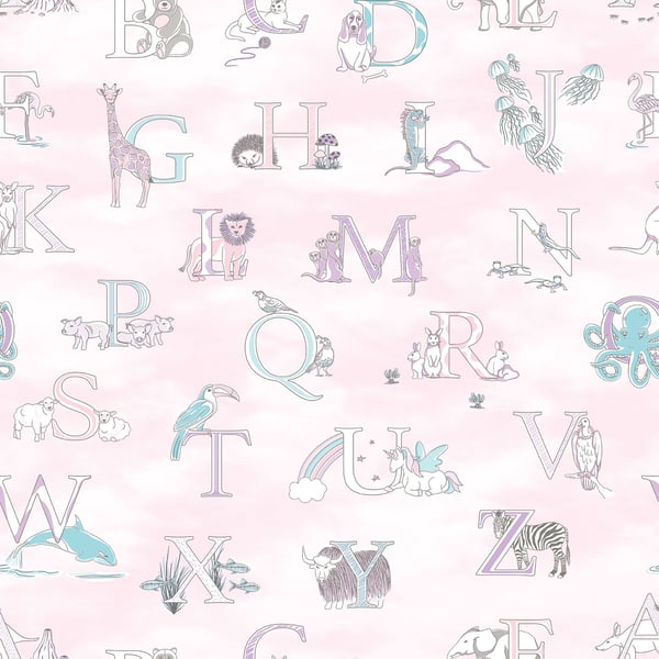 Galerie Wallpaper Product code: G56538 - Just 4 Kids 2 Wallpaper Collection - Pink Colours -  
