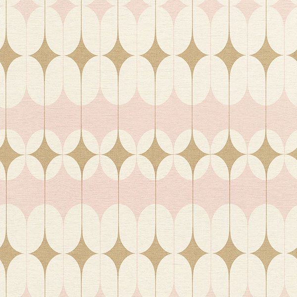 Galerie Wallpaper Product code: SK21114 - Skandinavia 2 Wallpaper Collection - Pink Gold White Colours -  
