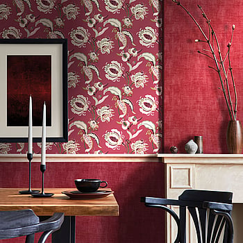 Galerie Wallcoverings Product Code 18554 - Into The Wild Wallpaper Collection - Red Colours -  
