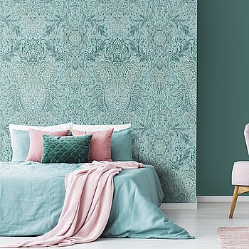 Galerie Wallcoverings Product Code 26700 - Tropical Wallpaper Collection - Blue Banana Colours -  