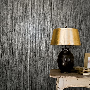 Galerie Wallcoverings Product Code 32843 - New Textures Wallpaper Collection - Black Colours -  