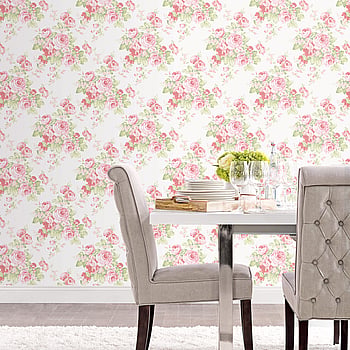 Galerie Wallcoverings Product Code AB27612 - Abby Rose 3 Wallpaper Collection - Pink Green Colours -  