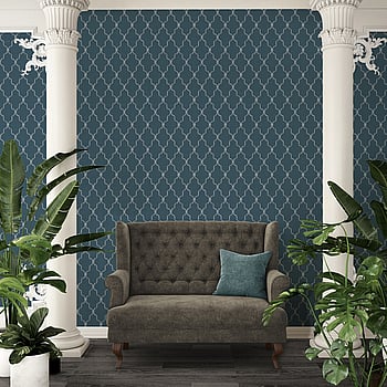Galerie Wallcoverings Product Code ES31122 - Escape Wallpaper Collection - Green, Mint, Black Colours -  