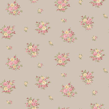 Galerie Wallcoverings Product Code G23230 - Country Cottage Wallpaper Collection - Red Yellow Mocha Colours -  