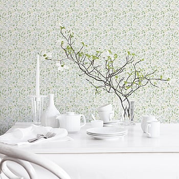 Galerie Wallcoverings Product Code G45457 - Just Kitchens Wallpaper Collection - Green Blue Colours -  