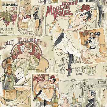 Galerie Wallcoverings Product Code G56113 - Nostalgie Wallpaper Collection - Red Colours -  