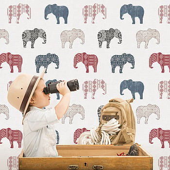 Galerie Wallcoverings Product Code G56526 - Just 4 Kids 2 Wallpaper Collection - Red Blue White Colours -  
