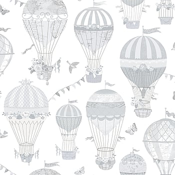 Galerie Wallcoverings Product Code G56542 - Just 4 Kids 2 Wallpaper Collection - Grey Beige White Colours -  