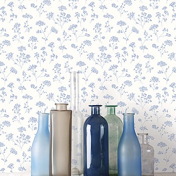 Galerie Wallcoverings Product Code G67871 - Miniatures 3 Wallpaper Collection - Blue White Colours -  